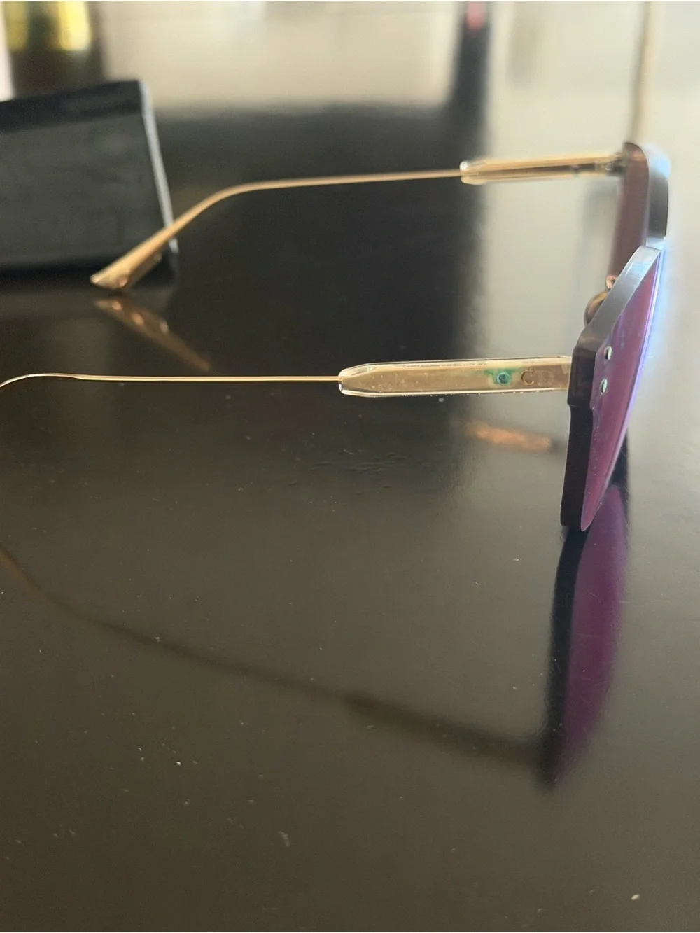 Christian Dior Rimless Pink Lens Women's Sunglasses